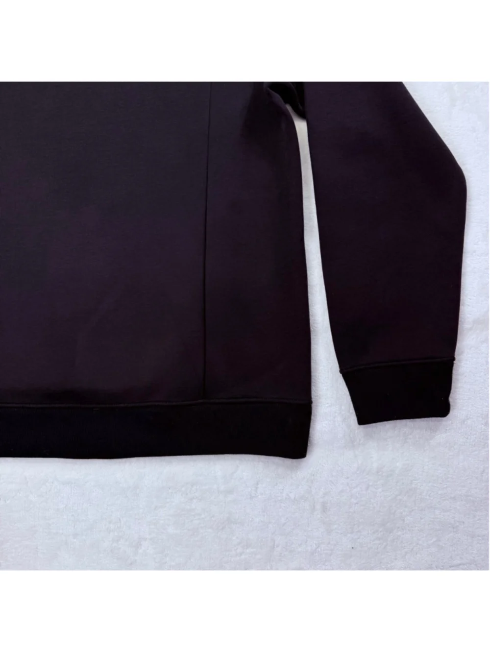 Men's LL Bean Black Hoodie Sweatshirt Medium Regular Slightly Fitted